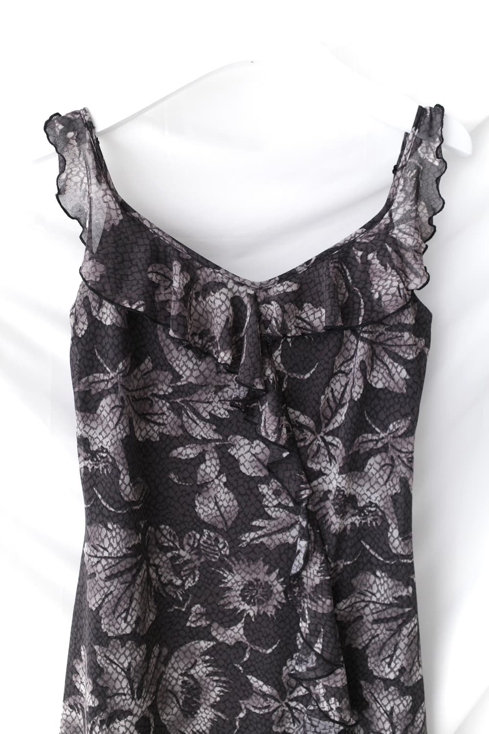 flower frill sleevelsee dress 상품이미지3