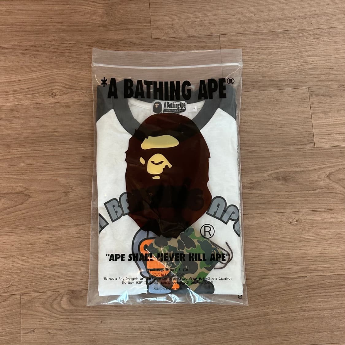 베이프 Bape 25주년 베이비 마일로 반팔티 L 상품이미지6