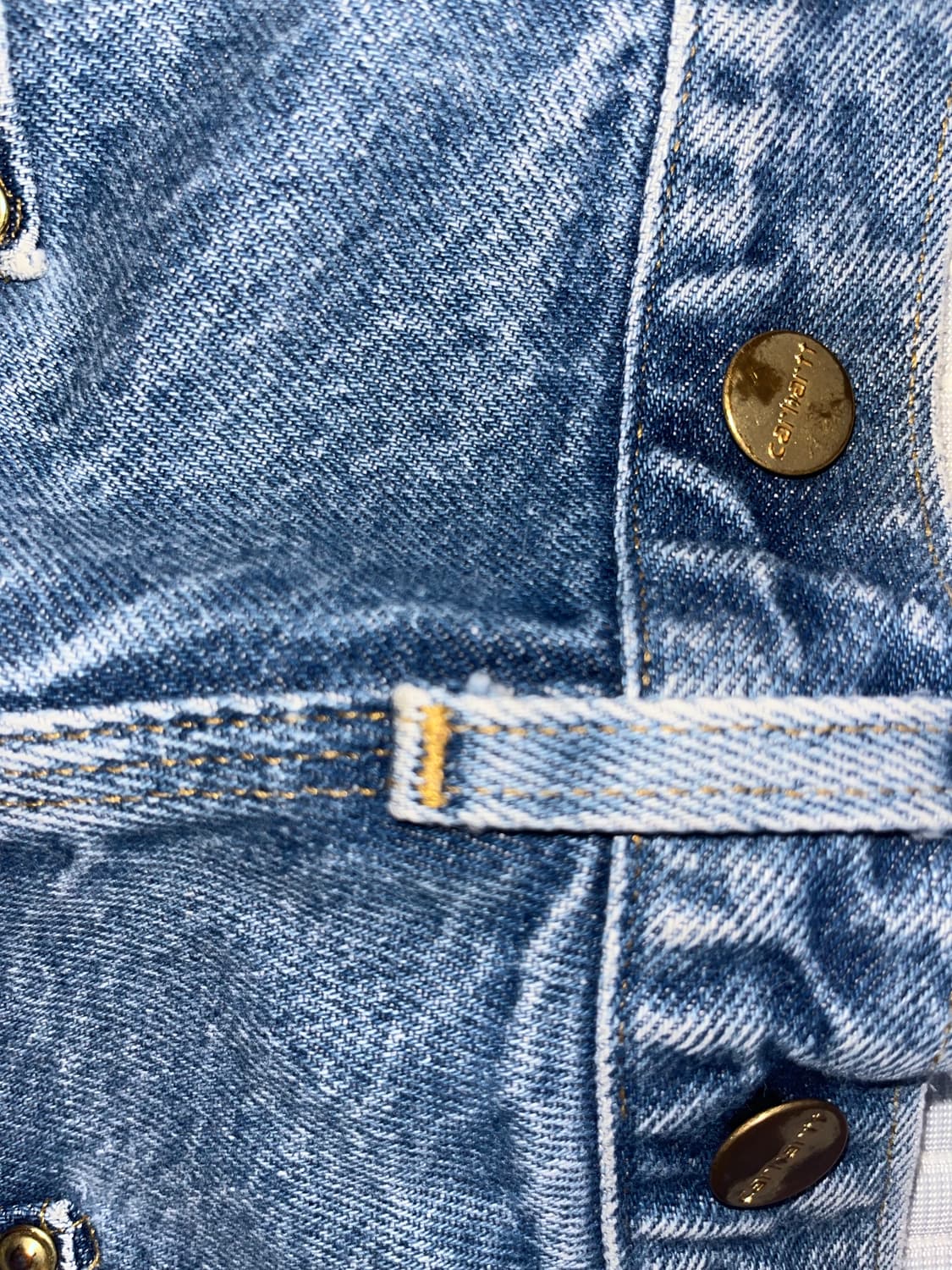 빈티지 칼하트 더블니 데님 made in usa 상품이미지8