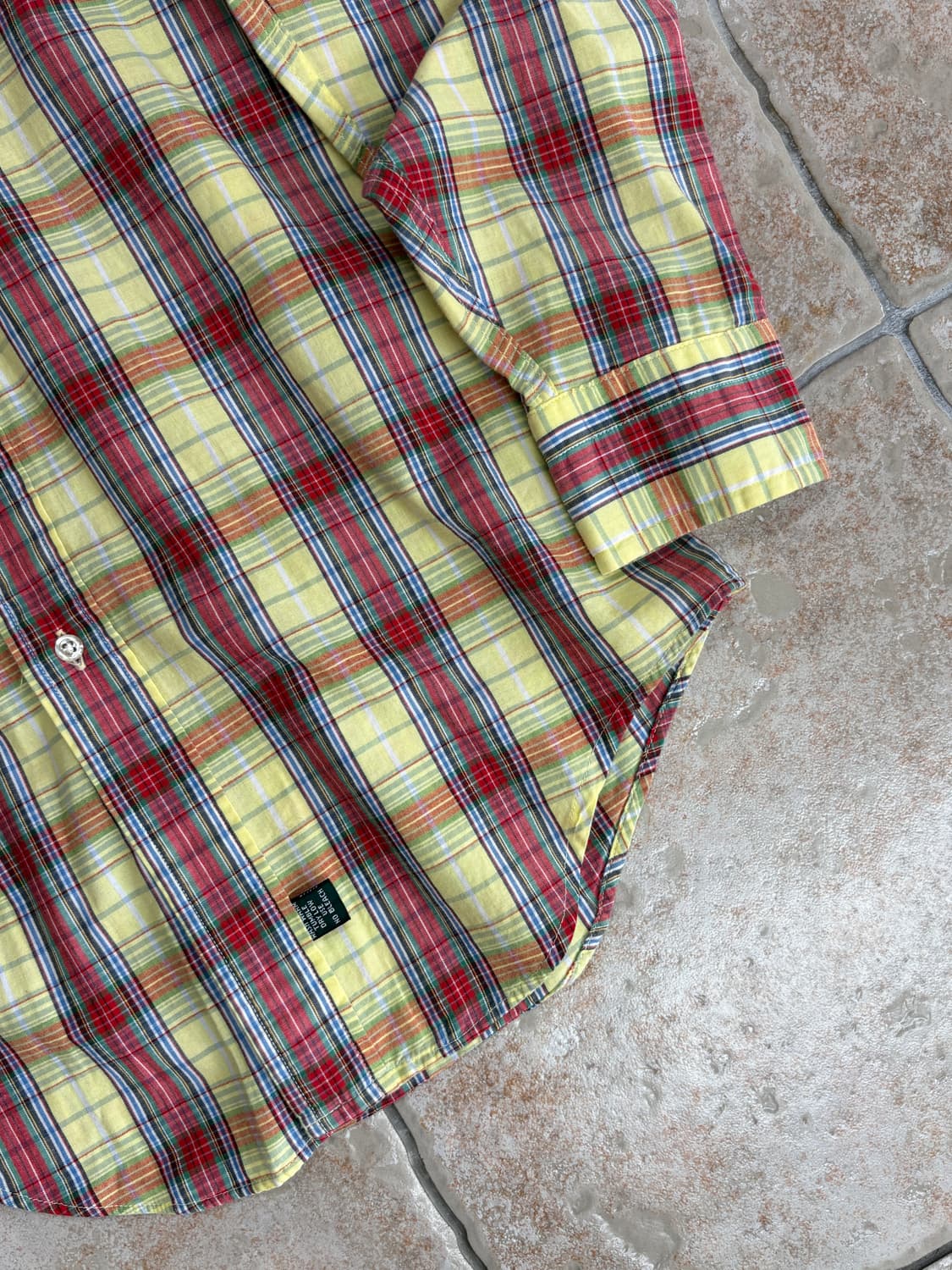 [S] Polo yellow pattern shirt  상품이미지3