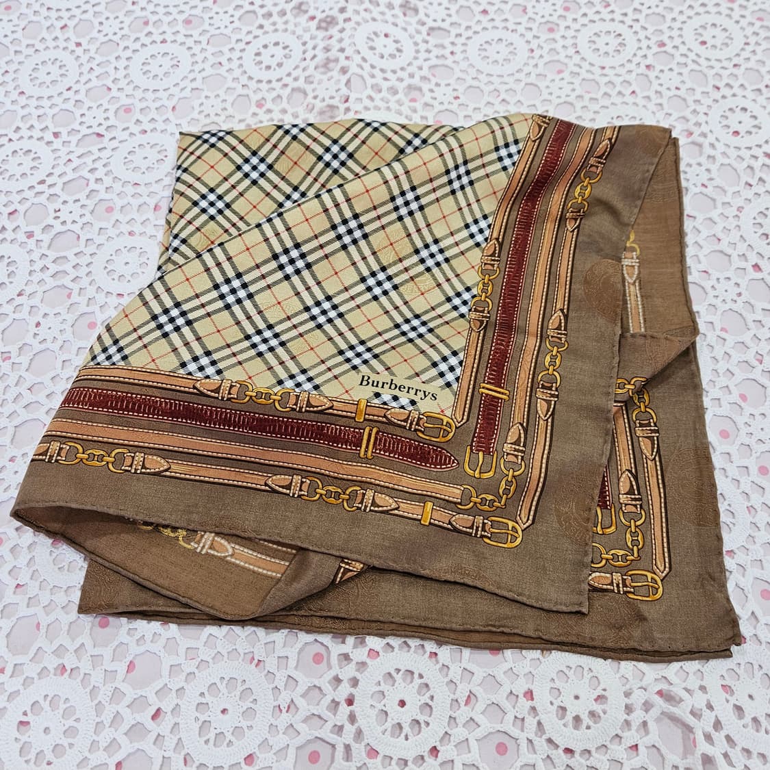 버버리(Burberrys) 빈티지 스카프 상품이미지5