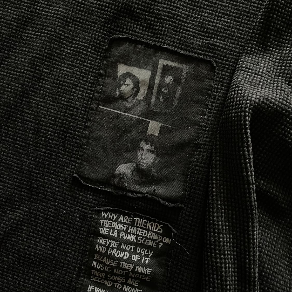 더뤡코즈 와플티 블랙 상품이미지2