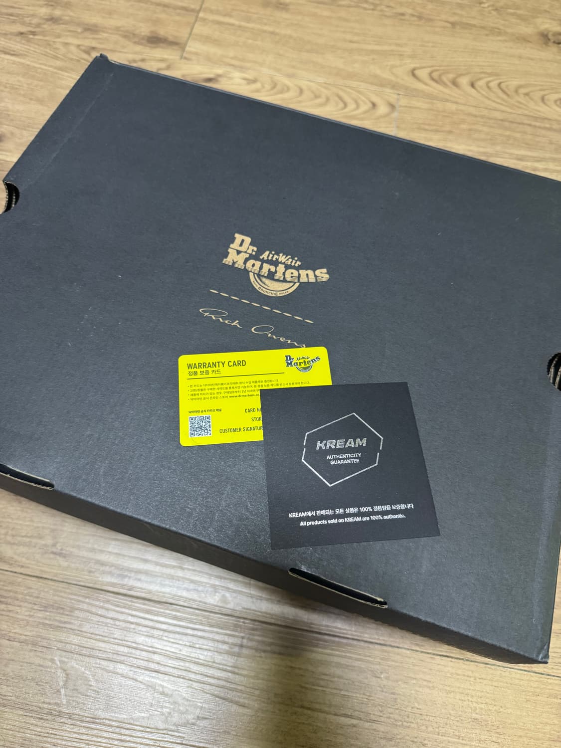 닥터마틴 x 릭 오웬스 1460 쿼드 솔 메가 레이스 UK8 270 상품이미지3