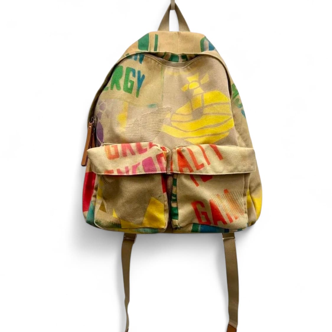 비비안 웨스트우드 락시크 캔버스 백팩 상품이미지1