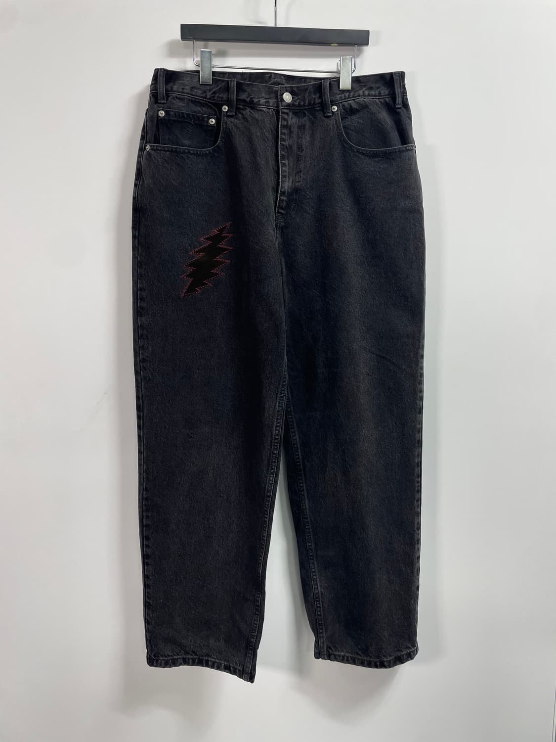 그레이트풀데드 X 디스이즈네버댓 흑청 데님팬츠 (onp.11) 상품이미지1