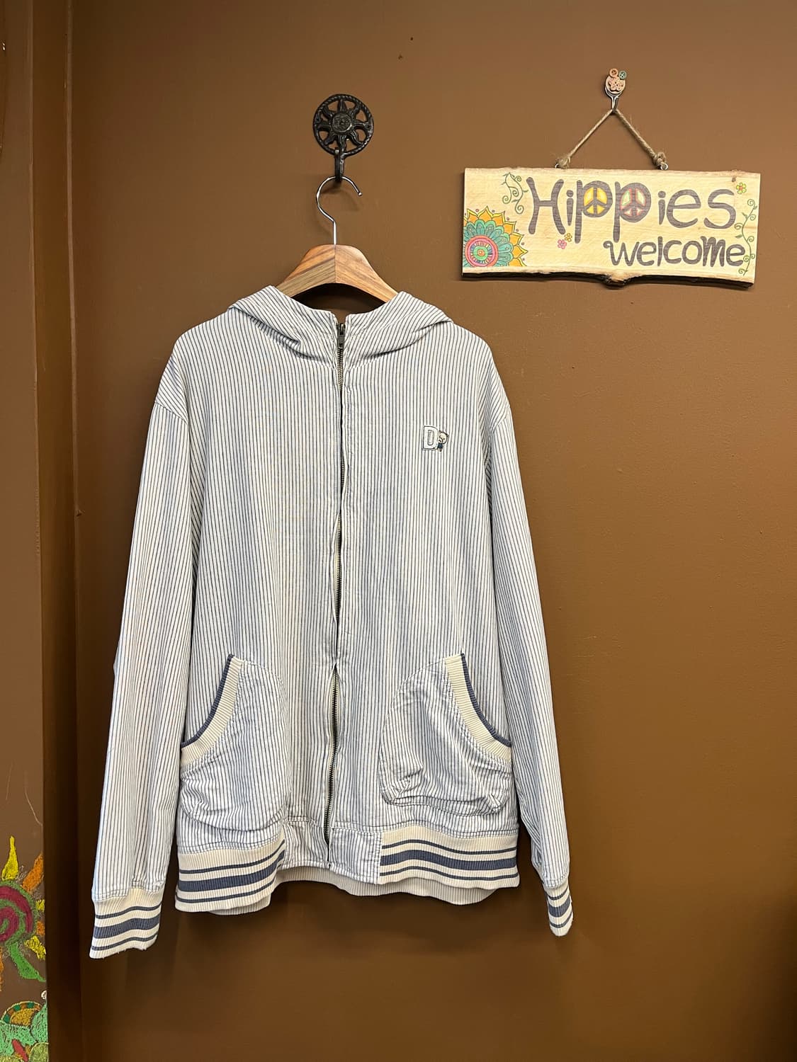 drugstores 스트라이프 후드집업 상품이미지3