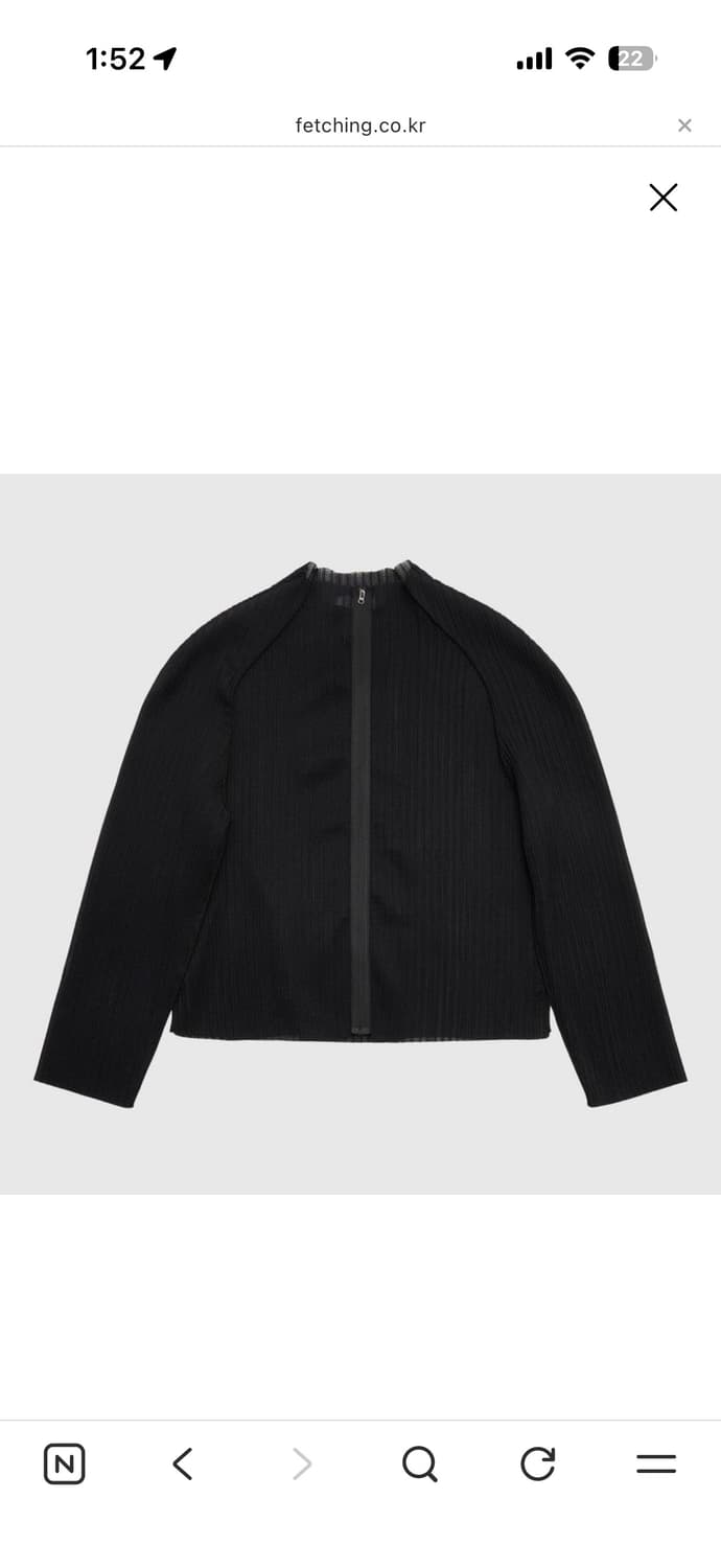 아모멘토 플리츠 집업 M 사이즈 구매합니다 상품이미지1