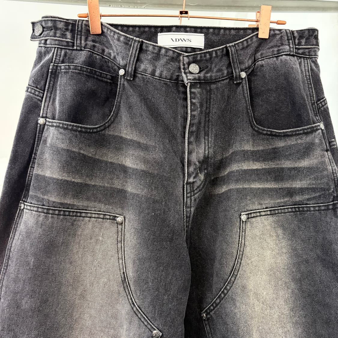 IDWS 아돈워너셀 오버랩 카펜터 데님 팬츠 상품이미지6