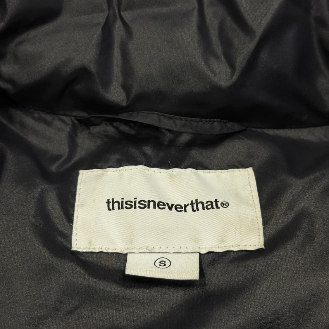 디스이즈네버댓 퍼텍스 T 다운 숏패딩 푸퍼 자켓 블랙 S 상품이미지4