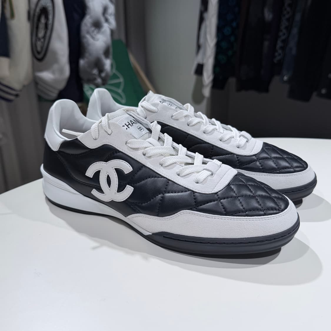 (A+/41) / 26년 CC로고 퀄팅로고 스니커즈 신발 상품이미지4