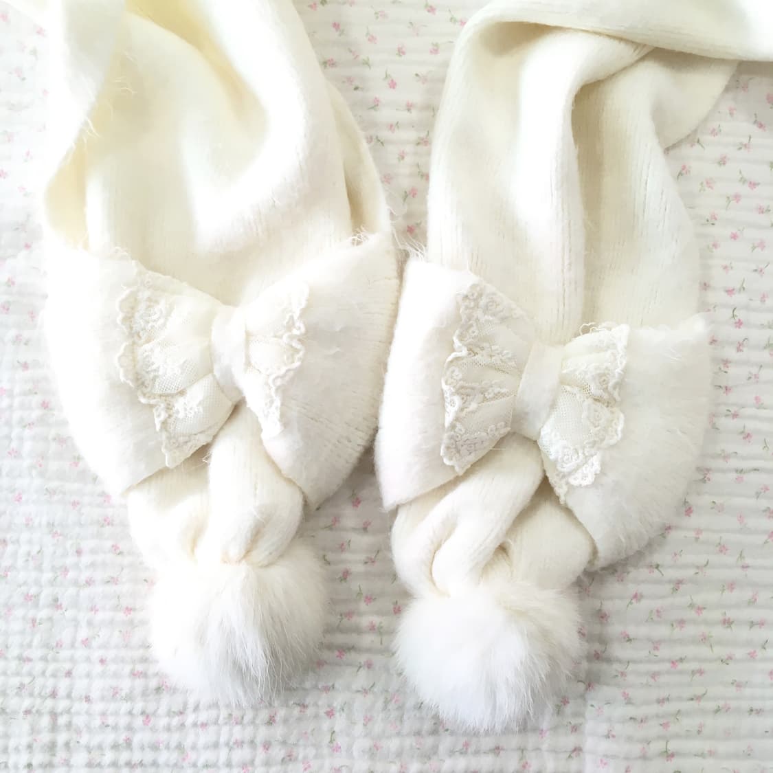 LIZ LISA(리즈리사)/ 화이트머플러 히메갸루머플러 리본머플러 상품이미지3