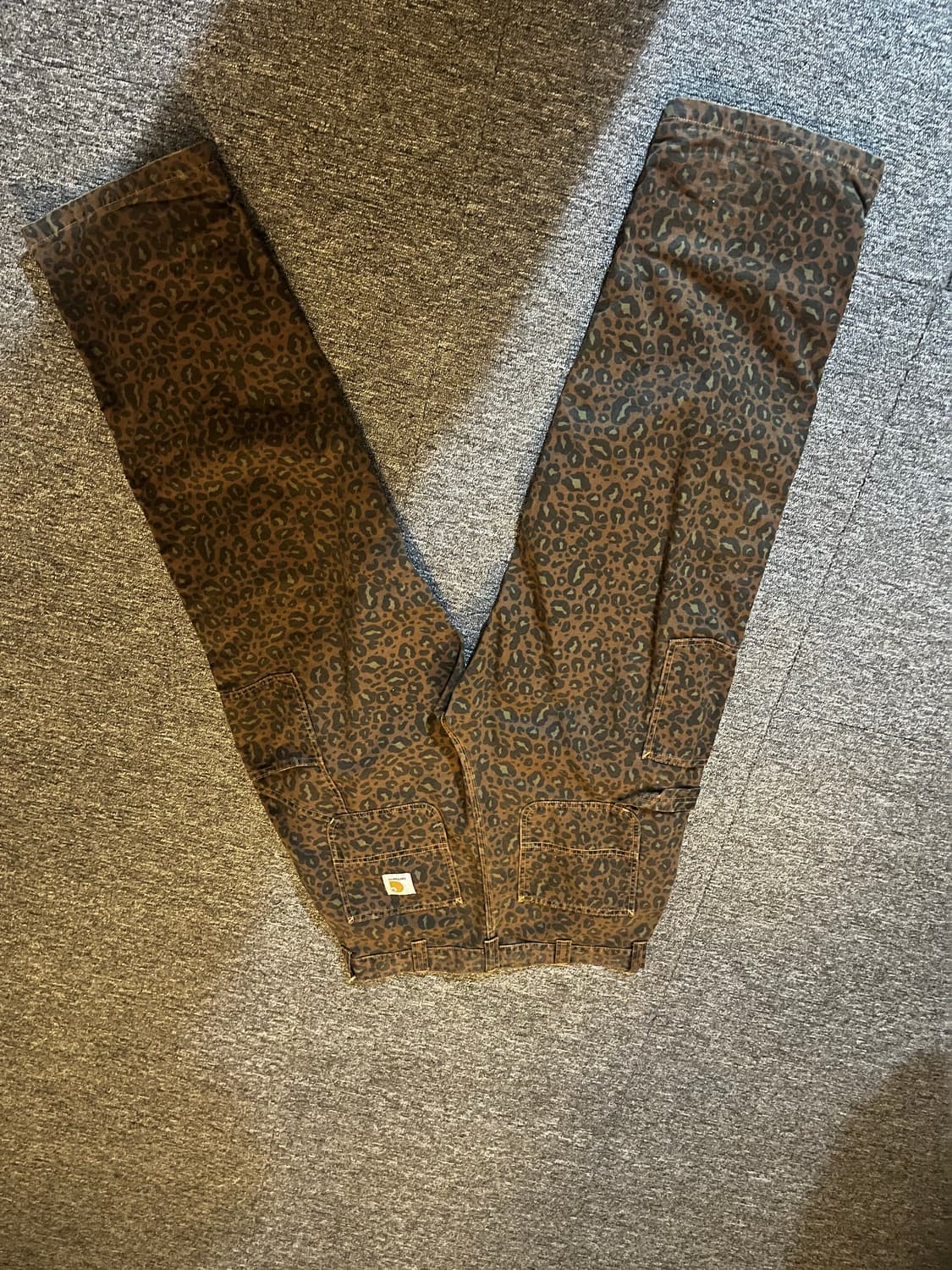 칼하트 WIP OG 싱글 니 팬츠 타마린드 카모 S 상품이미지5