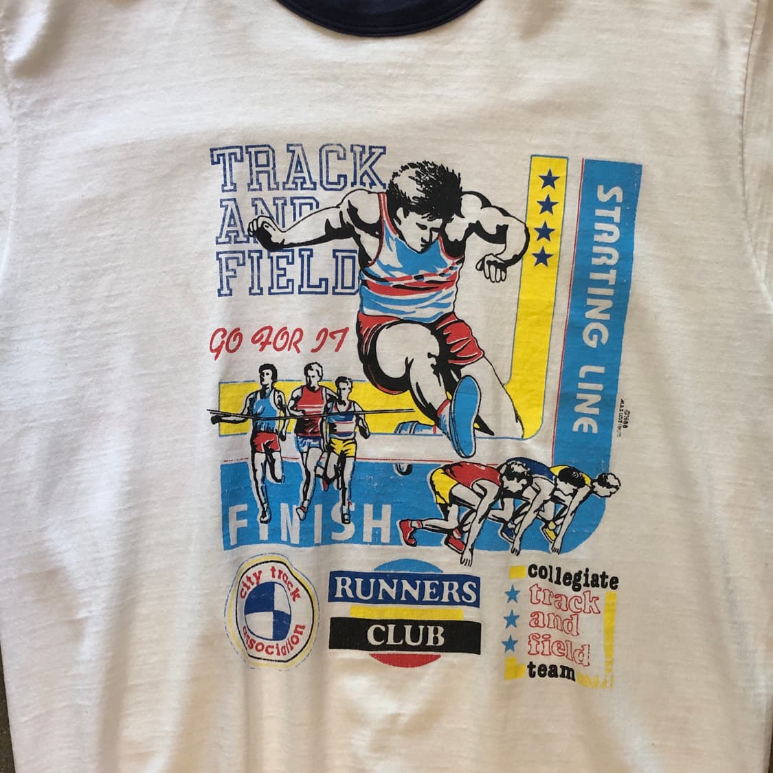 70s~90s Ringer T-shirt-L 상품이미지2