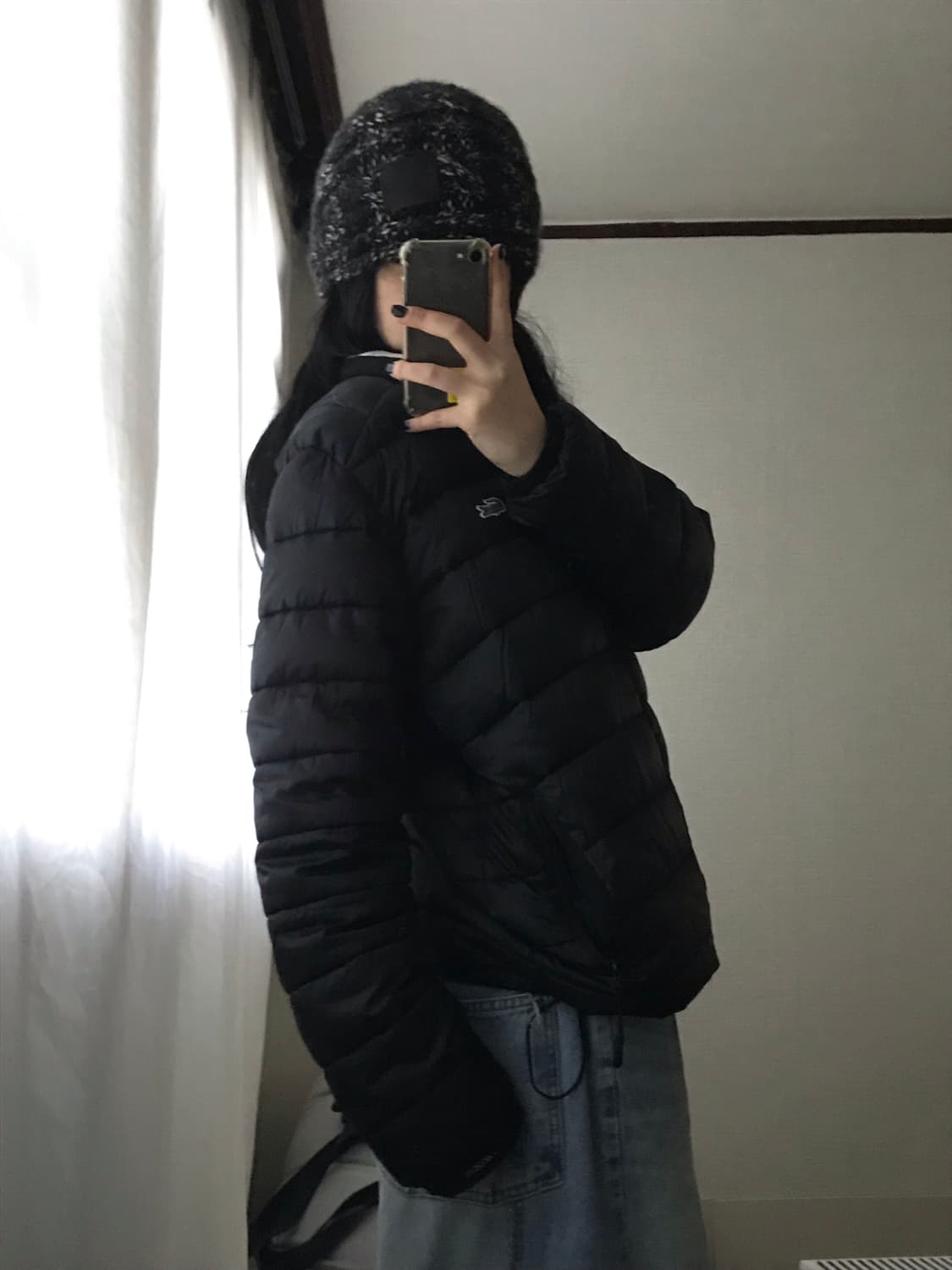 라코스테 블랙 경량패딩 상품이미지4