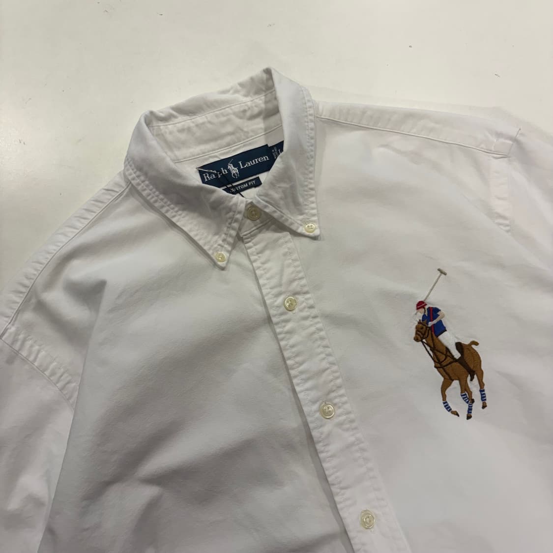 [L] 폴로 랄프로렌 빅포니 화이트 셔츠 B279 상품이미지3