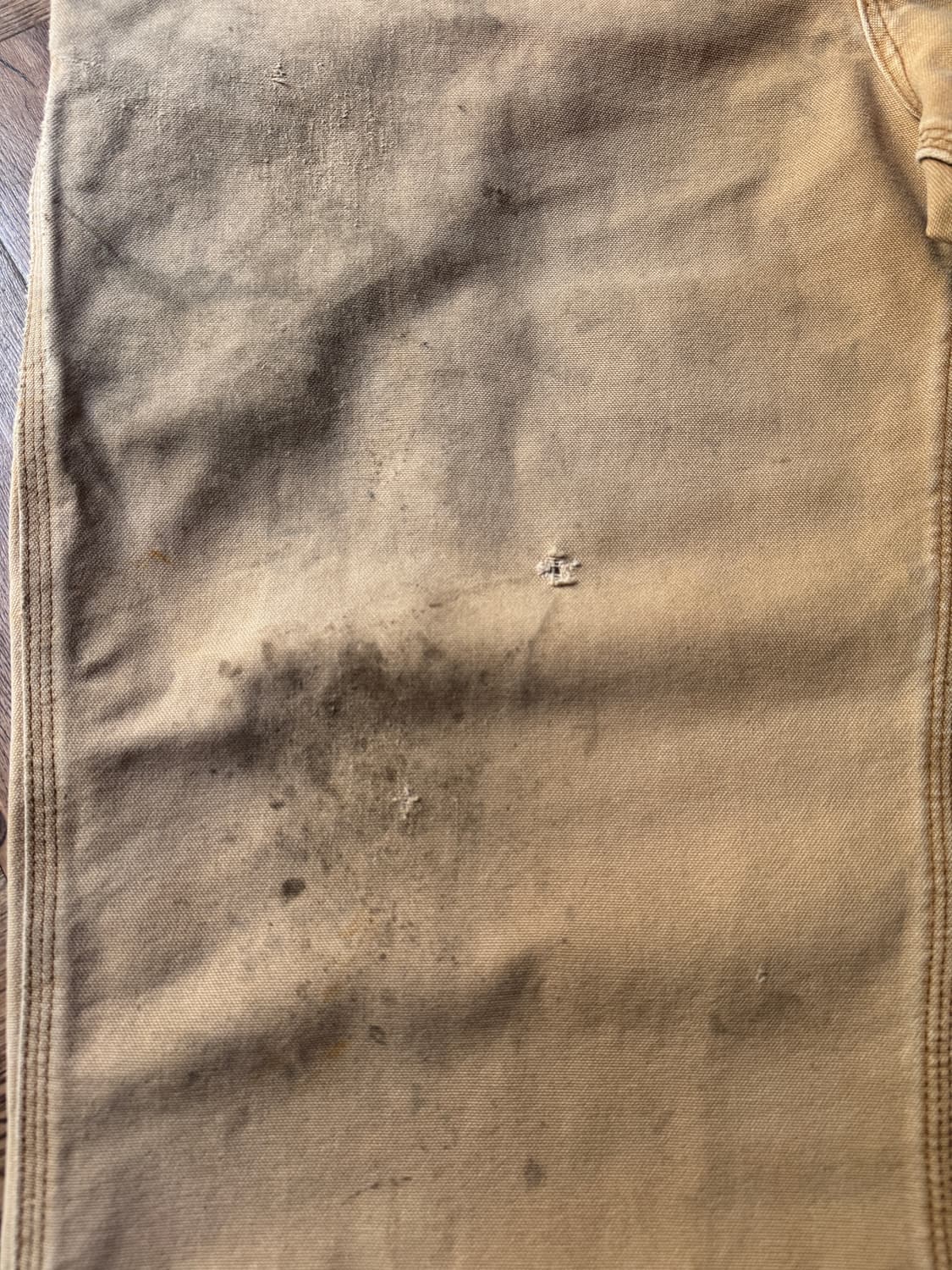 [44]칼하트 USA 더티 페이딩 빅사이즈 브라운 싱글니 워크 팬츠 상품이미지4