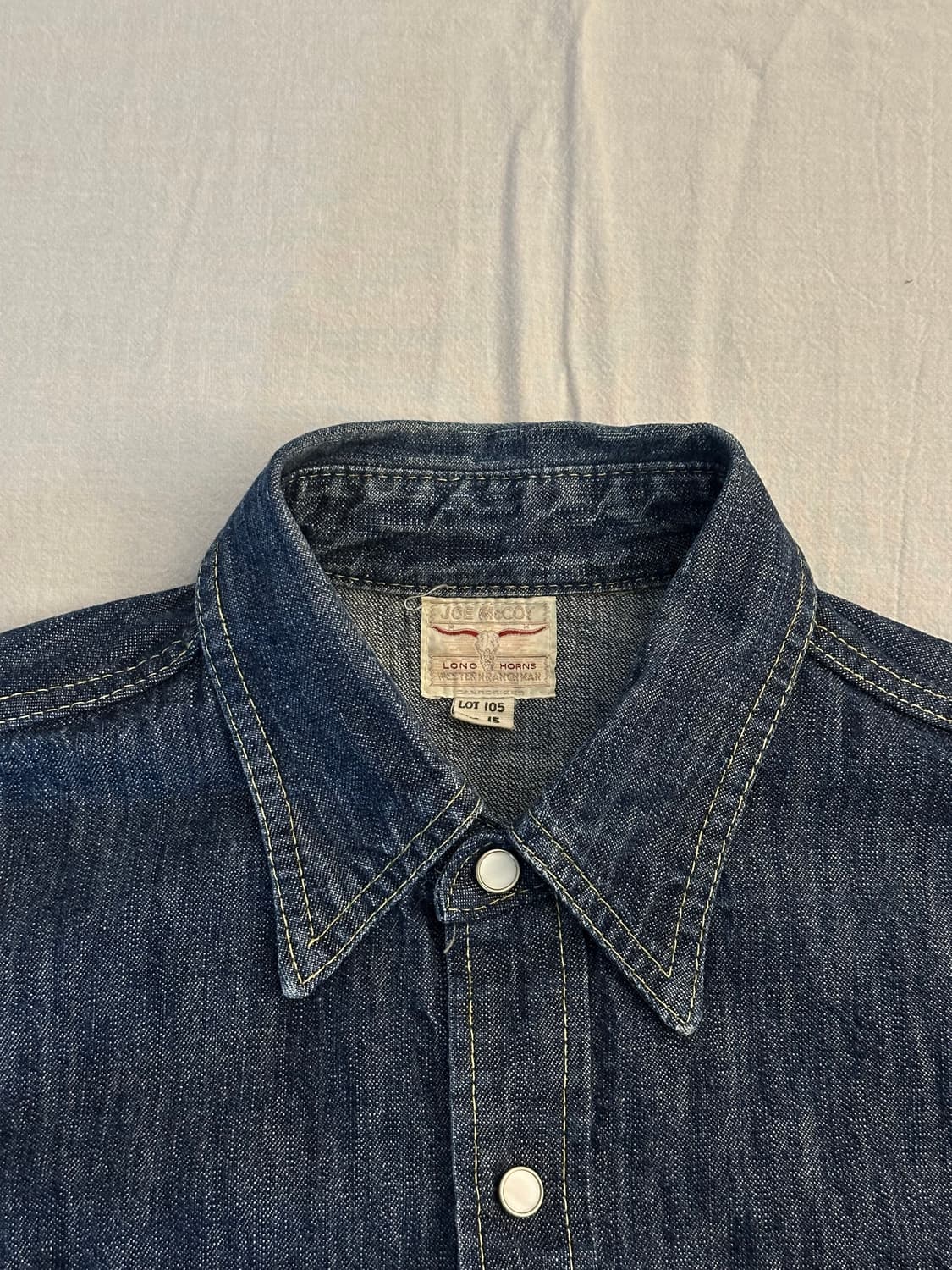 리얼맥코이 웨스턴 데님 셔츠 상품이미지5