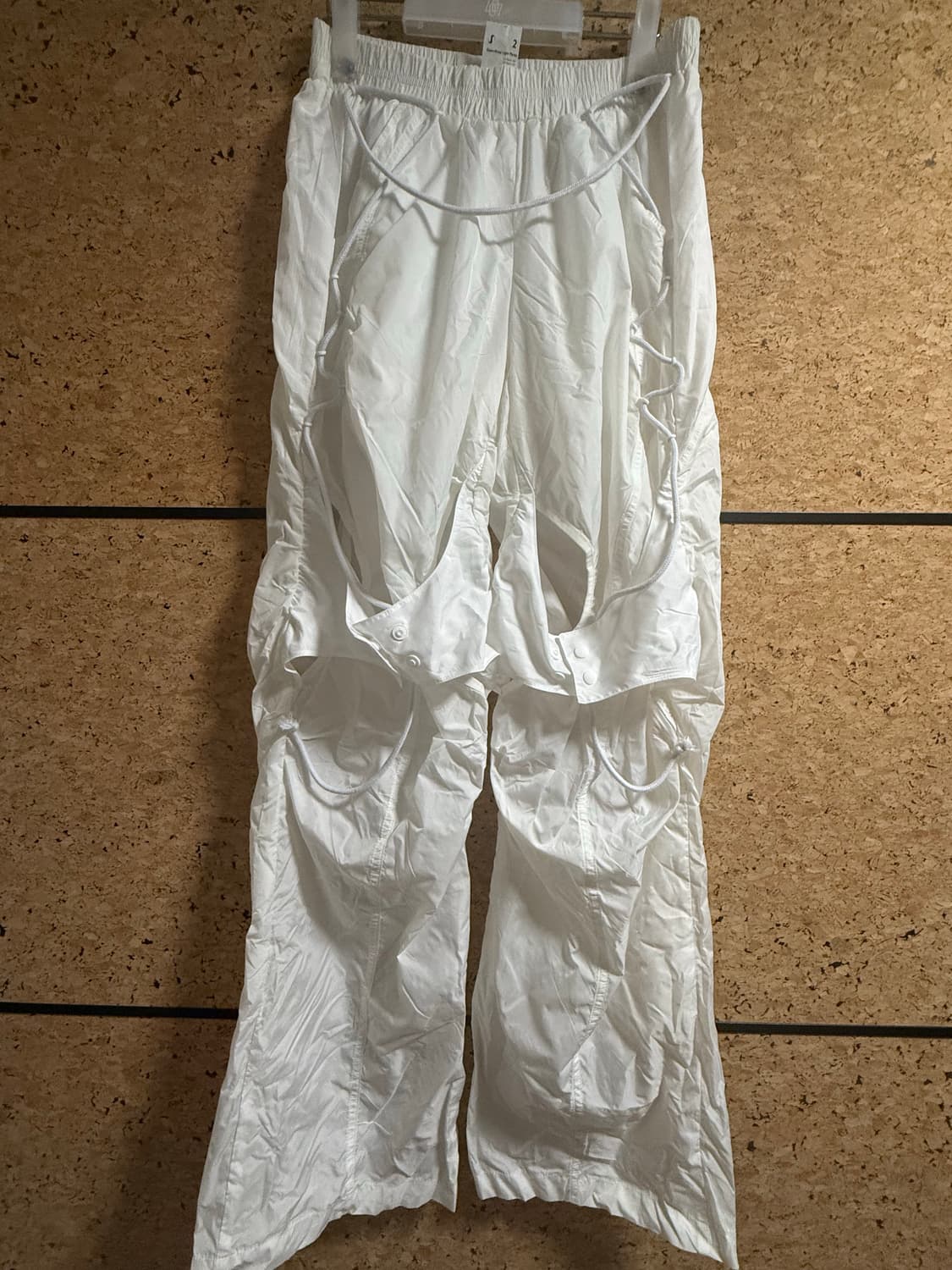 오호스 팬츠 Open Snap Light Pants / White  상품이미지3