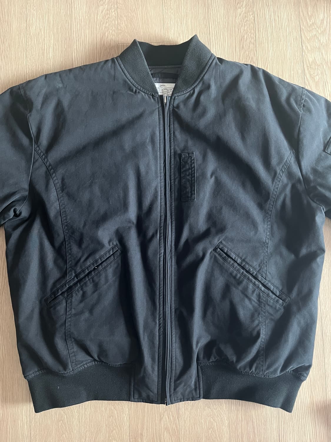 에스피오나지 MA-1 Bomber Jacket - Black 상품이미지7