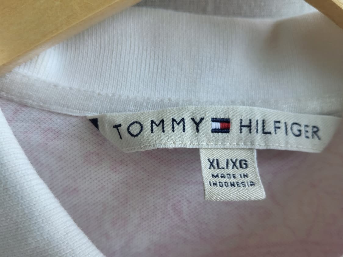 TOMMY HILFIGER 타미힐피거 여성 반팔 카라티 XL 코튼 피케티 상품이미지5