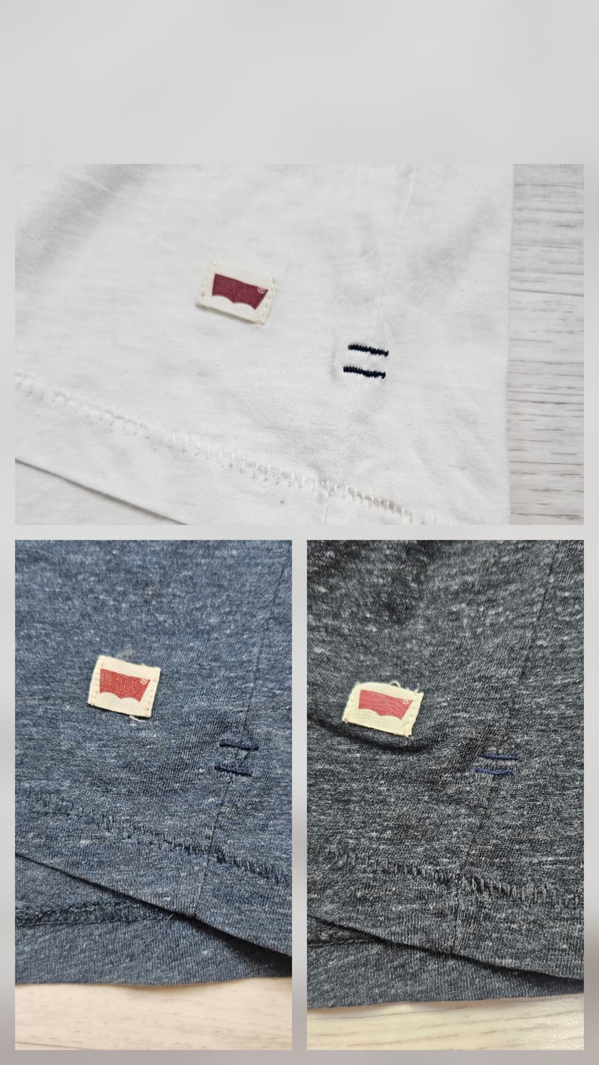 리바이스 브이넥 반팔티셔츠 3PCS 95 상품이미지1