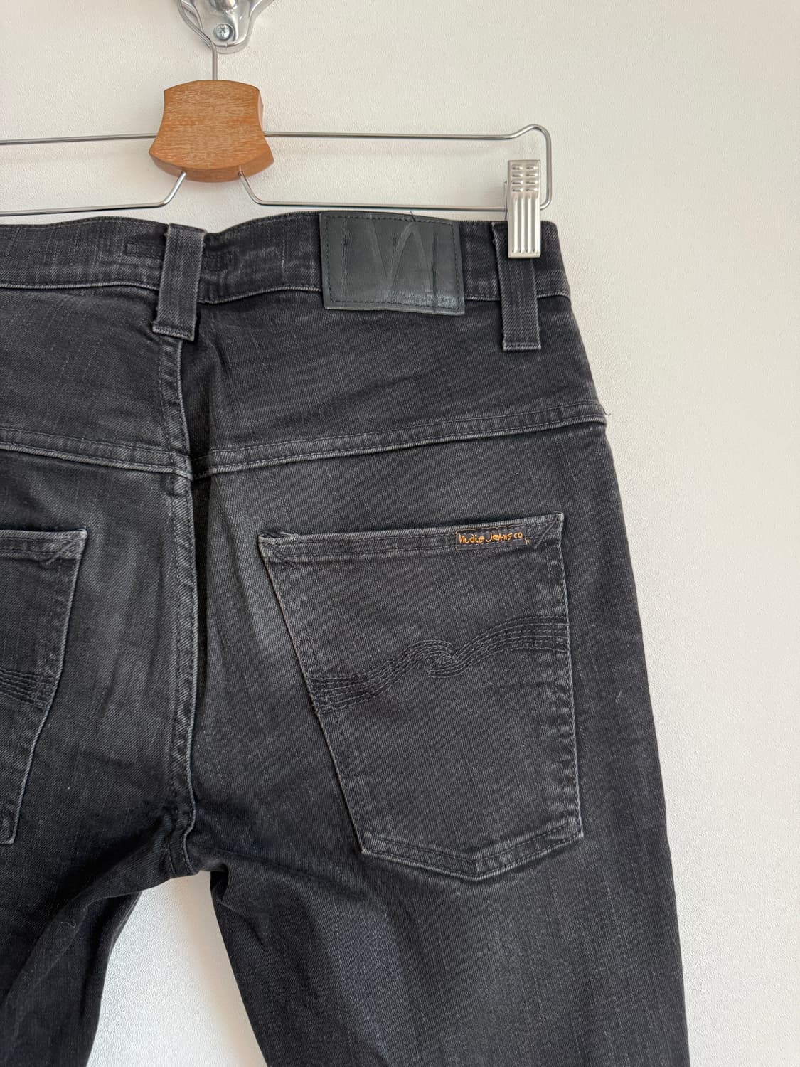 누디진(Nudie Jeans) 씬핀 블랙링 팬츠 상품이미지5