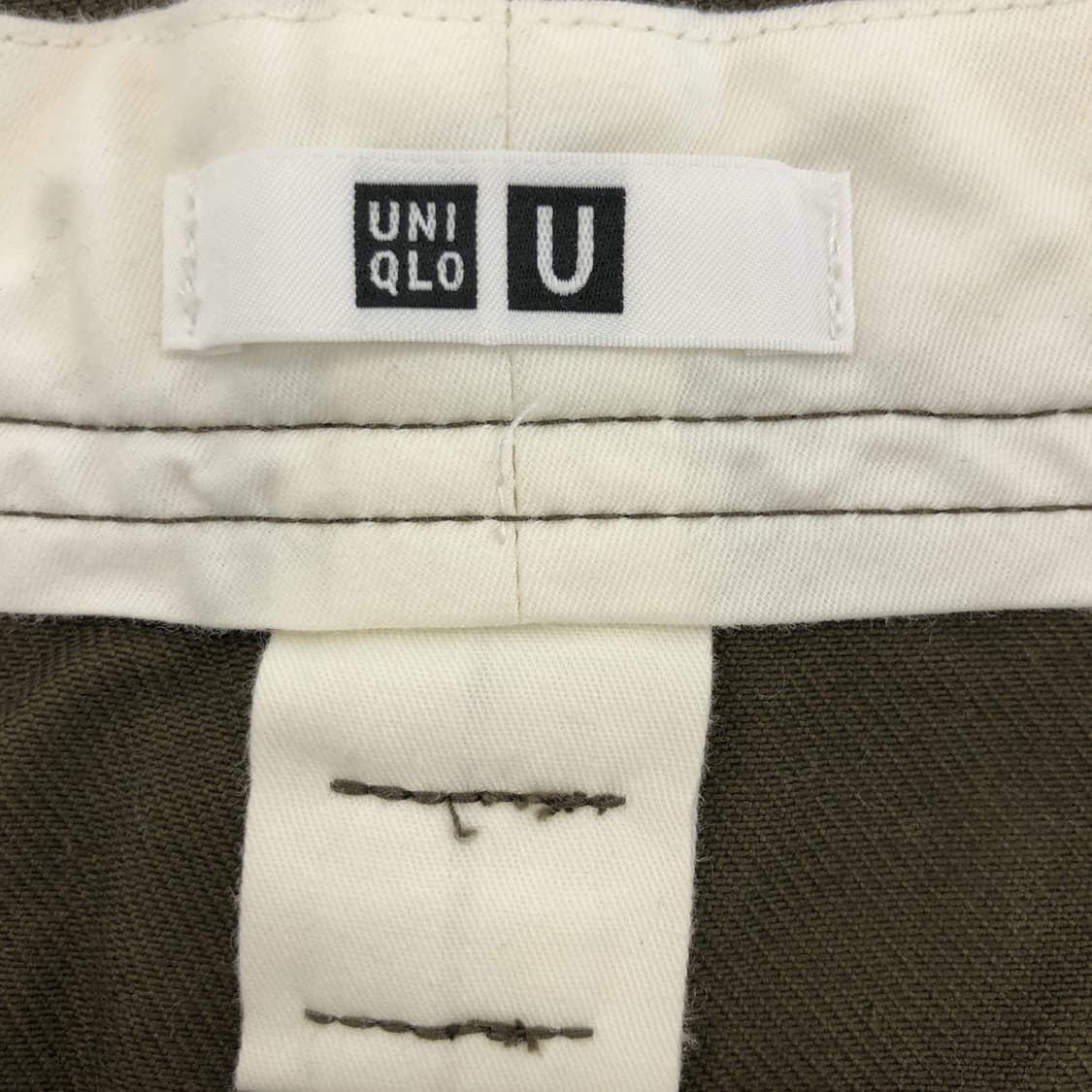 유니클로U 와이드 치노팬츠 31 인치  상품이미지4