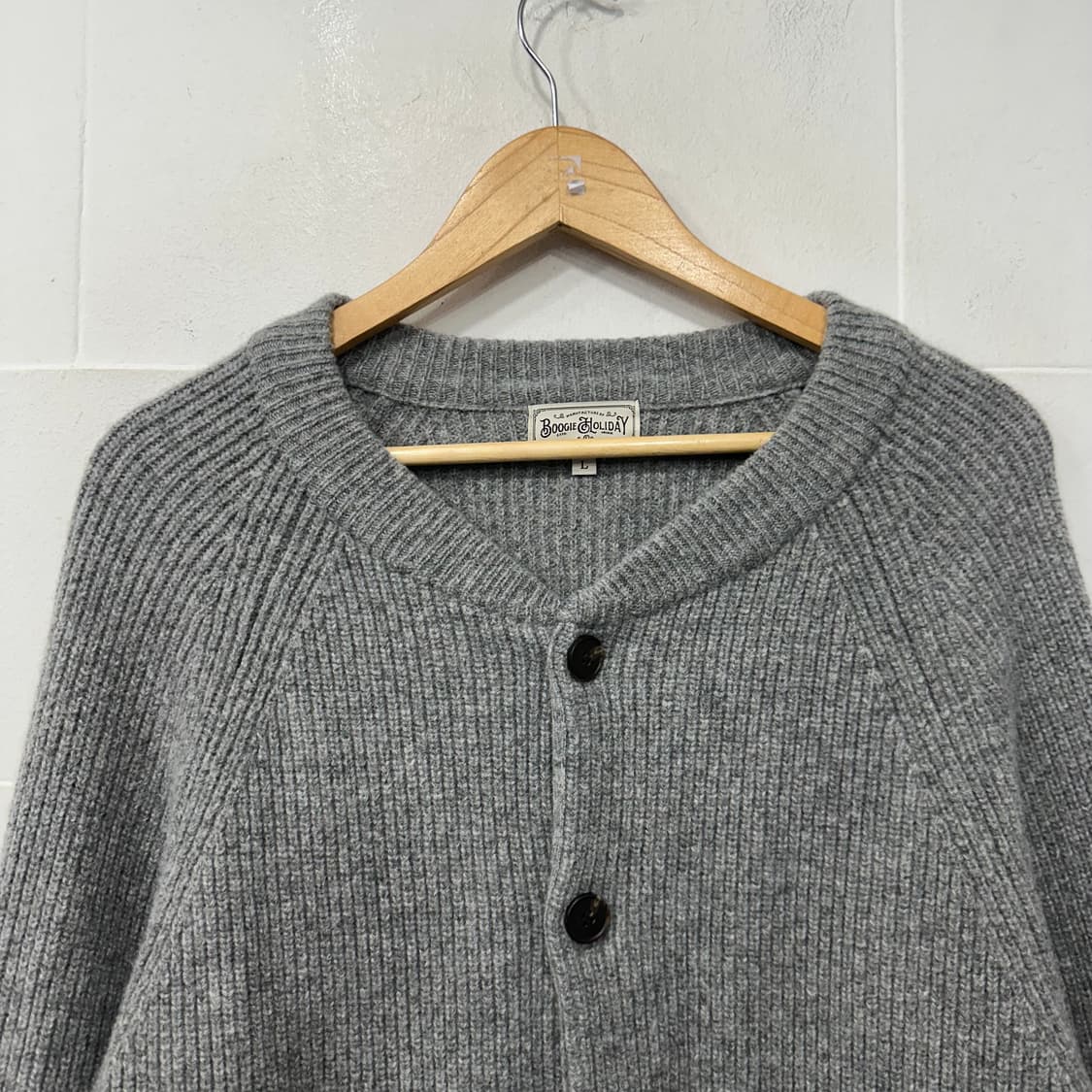 부기 홀리데이 울 가디건 상품이미지2