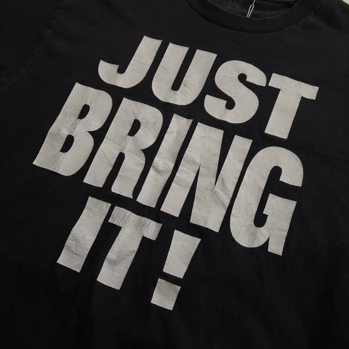 00s WWE 드웨인 존슨 더락 빈티지 반팔티 L 상품이미지4