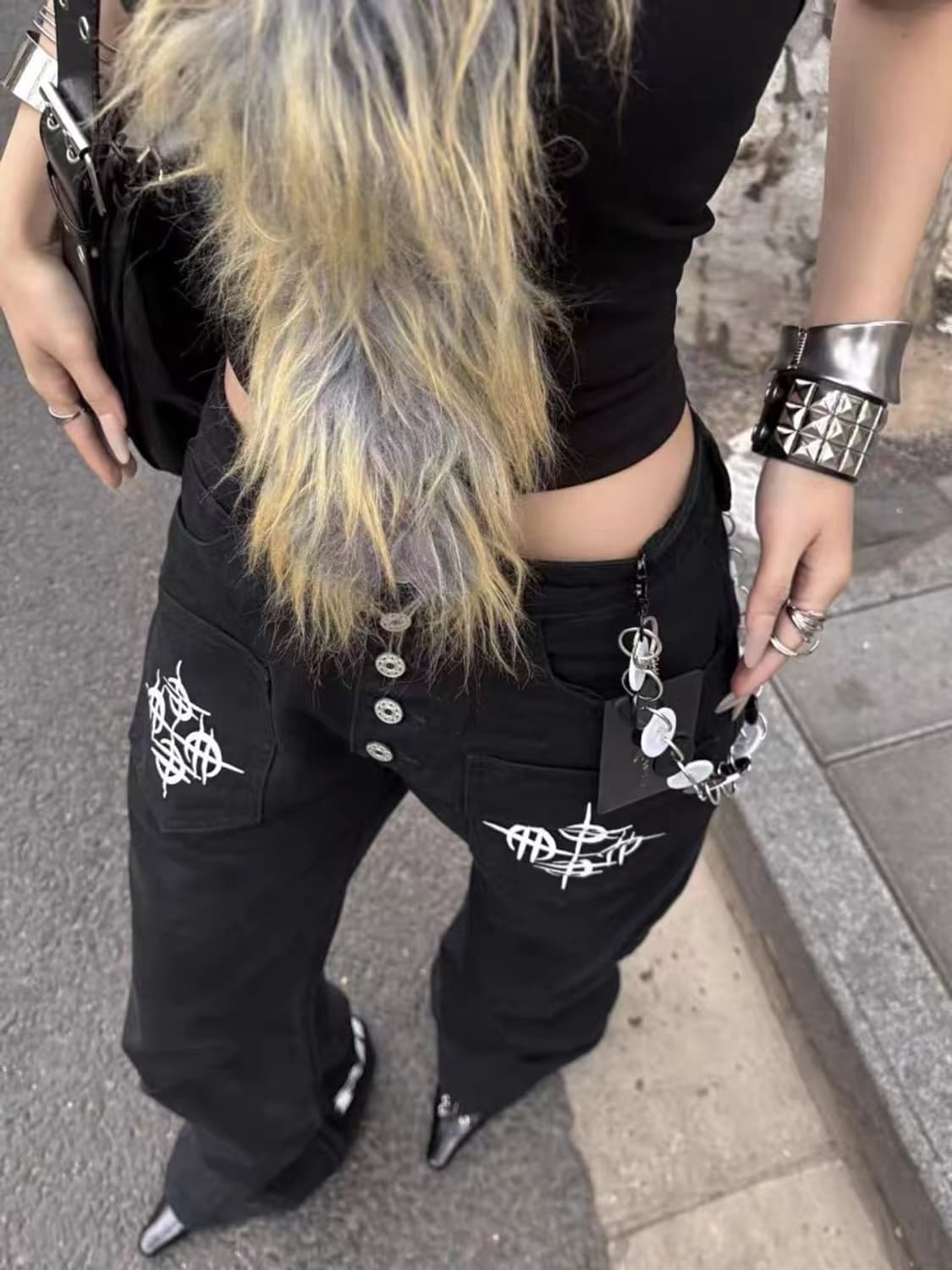 2000s Punk Jeans 상품이미지3