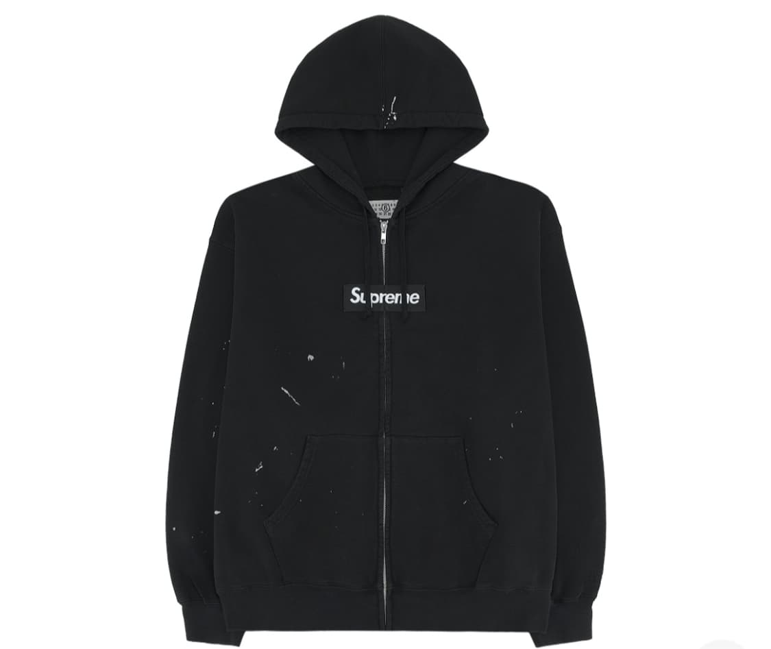 슈프림 마르지엘라 박스로고 후드집업[XL] 상품이미지1