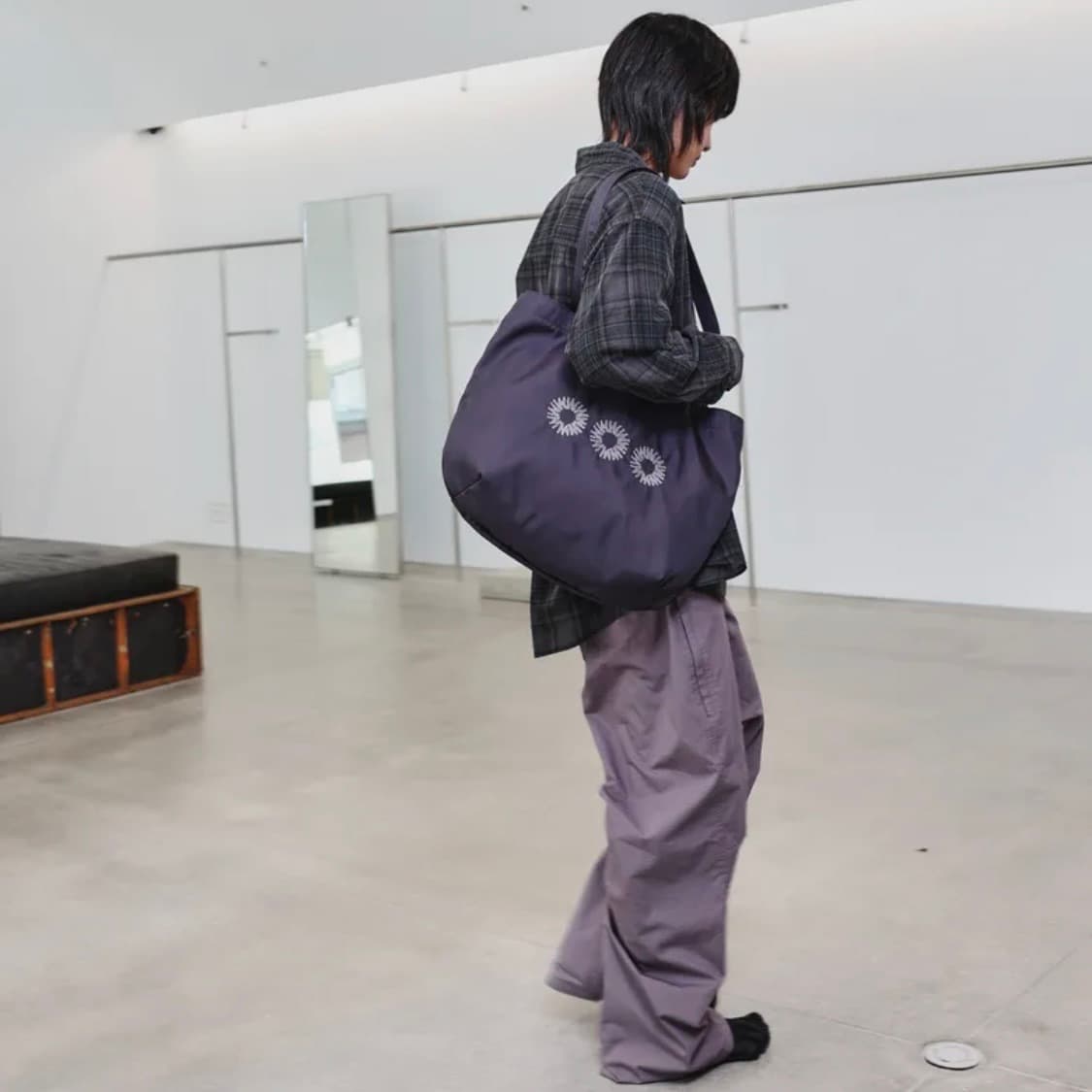 999휴머니티 이지 토트백 가방 퍼플 그레이 상품이미지3