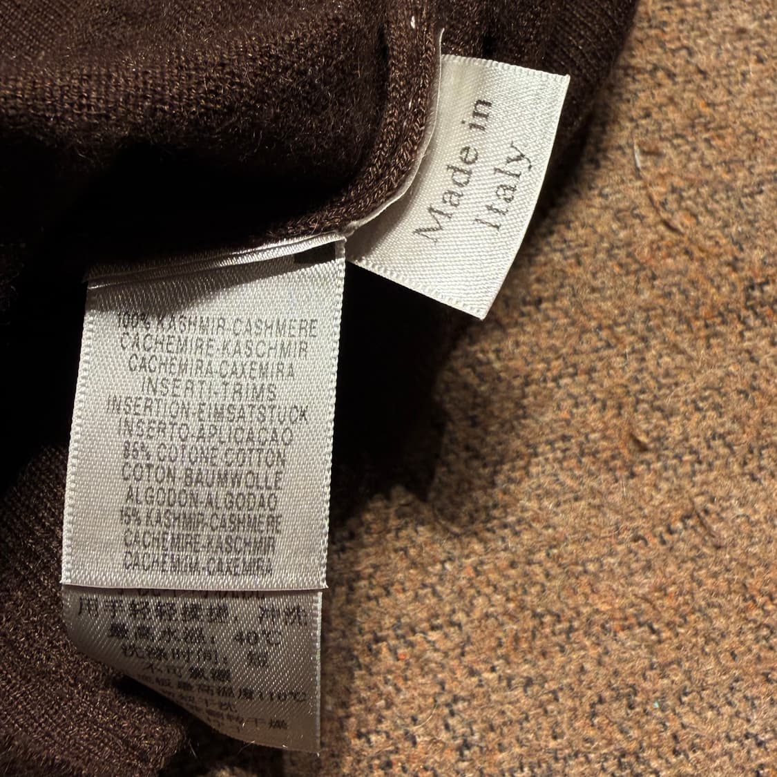 에르메네질도 제냐 이태리 캐시미어 폴로 니트 L 50 상품이미지3