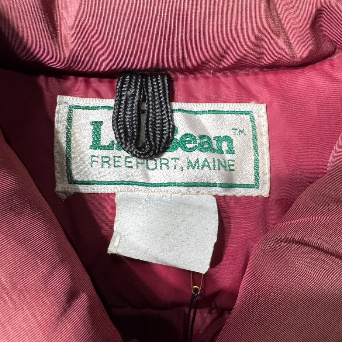 80s 엘엘빈 다운 베스트 버건디 ( 110/OLD-8273 ) 상품이미지3