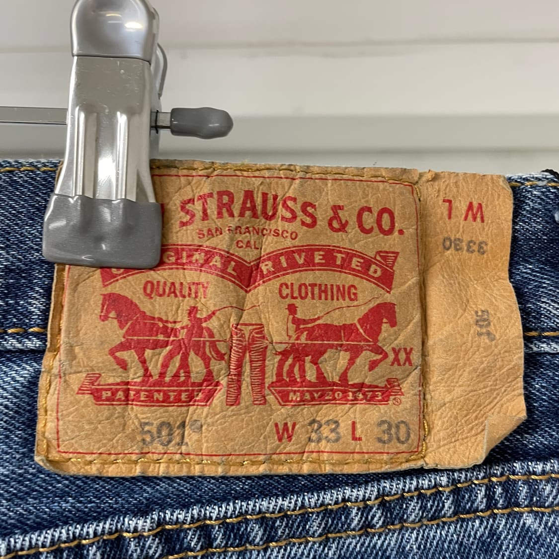 리바이스 501 데님 팬츠 W33 L30 상품이미지4