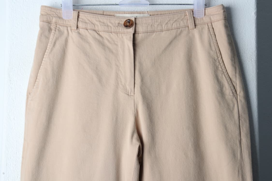 W(M) 아떼 바네사브루노 면바지 팬츠 살구색 일자핏 무지-P10067 상품이미지3