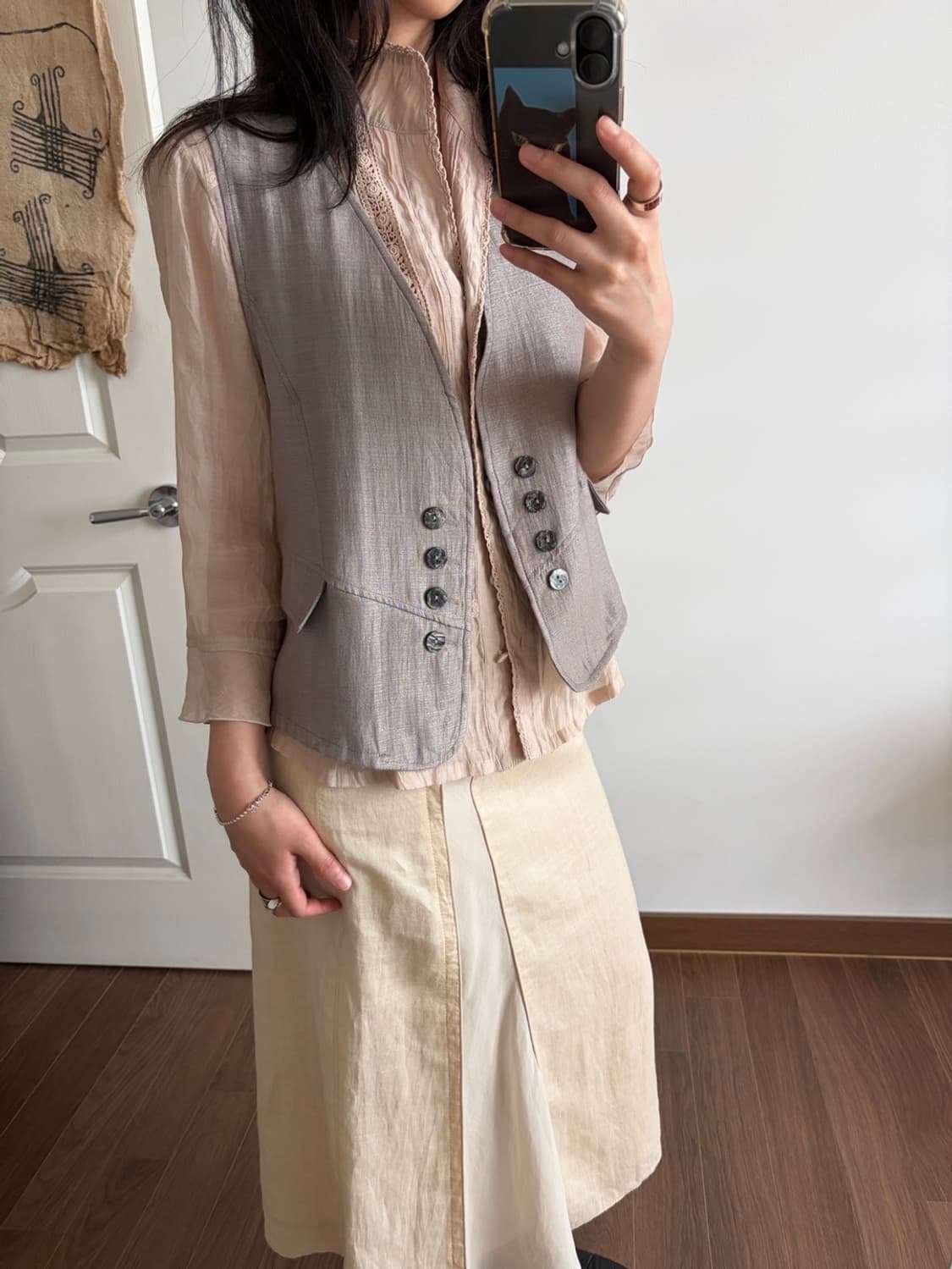 glossy vest 상품이미지2