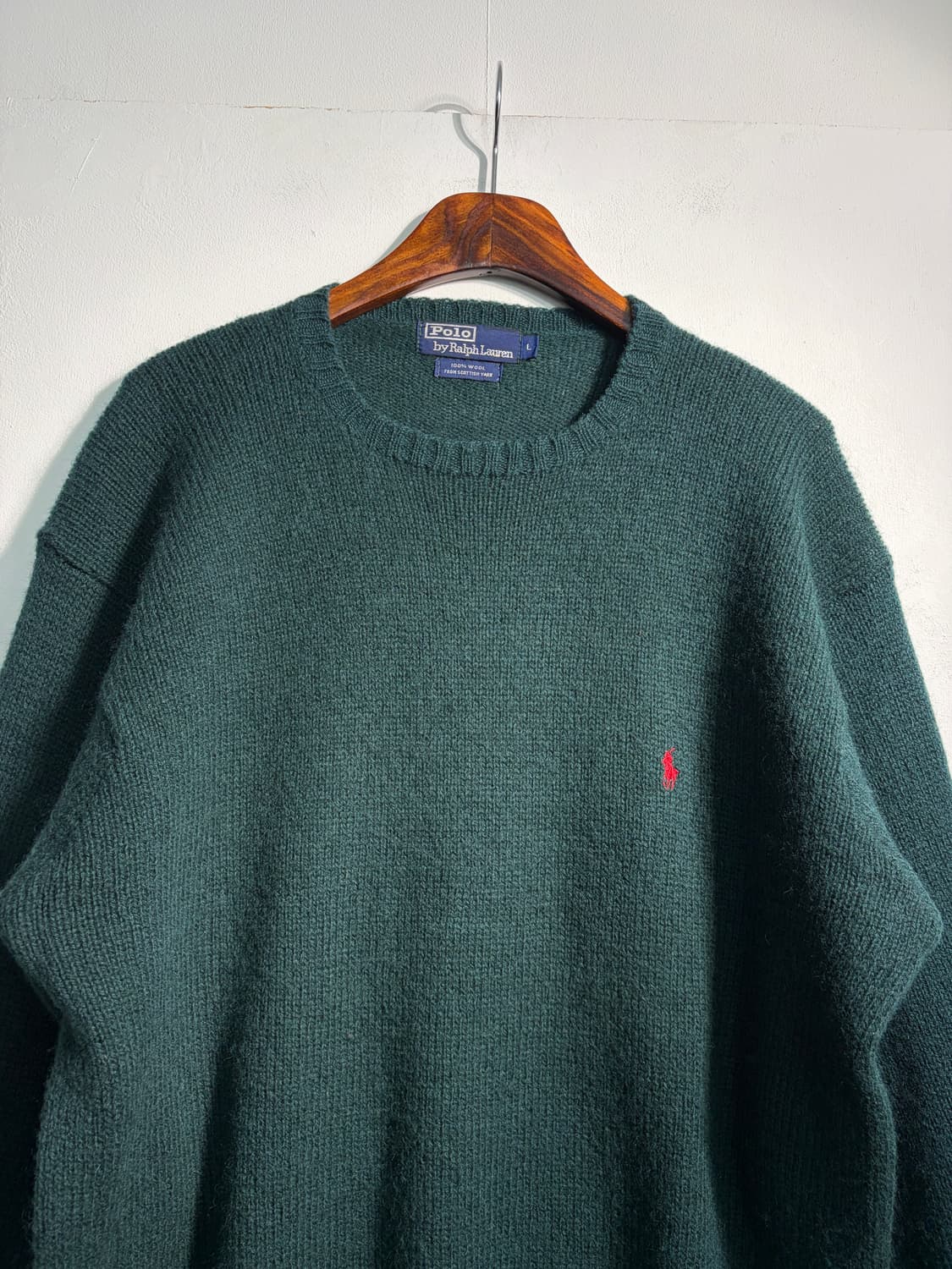 Polo 폴로 랄프로렌  wool 100% 니트XL 상품이미지3