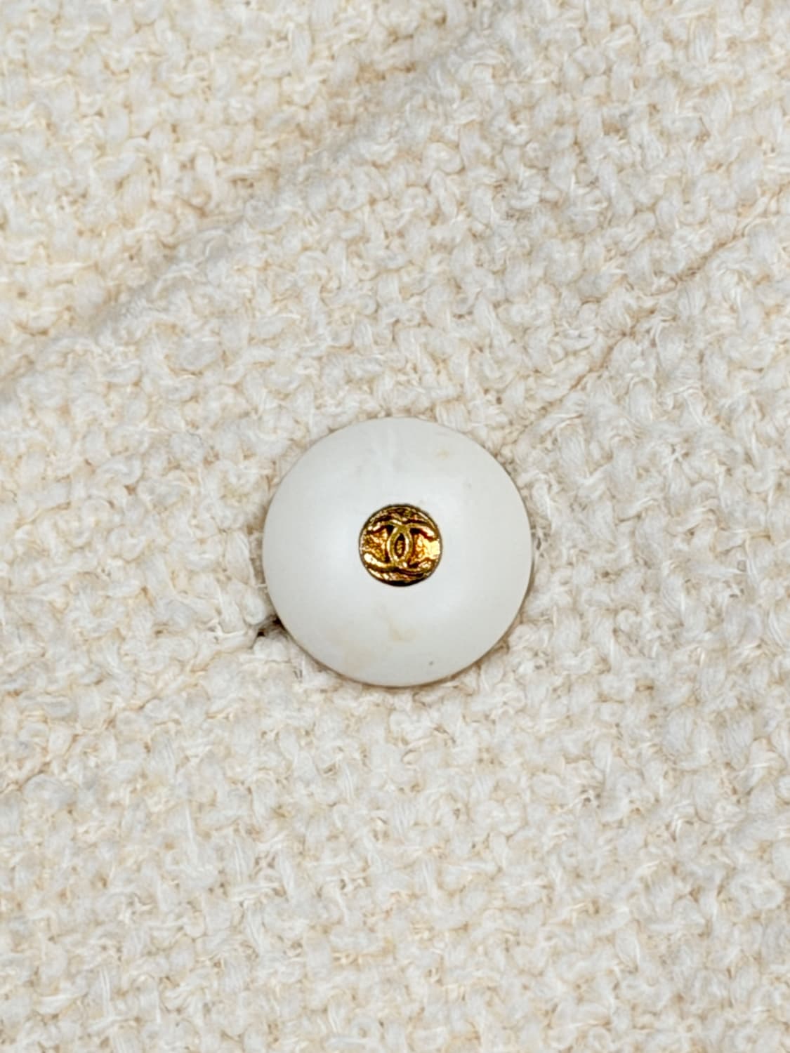 샤넬 부띠끄 트위드 자켓 아이보리 상품이미지5