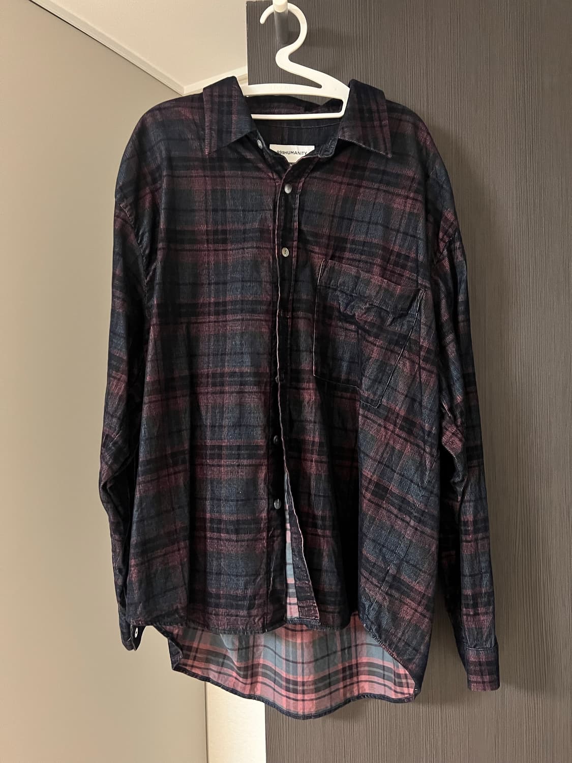 999휴머니티 체크셔츠 상품이미지2