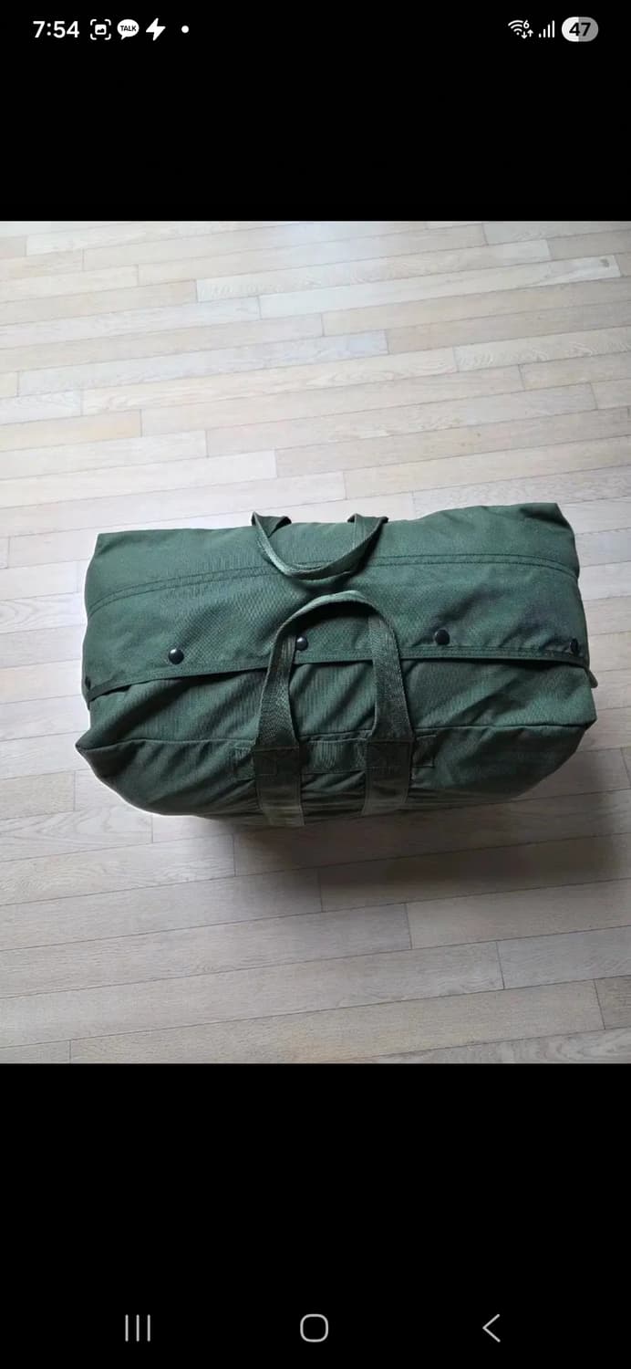 미공군 대형백.A3 FLYER KIT BAG.거의새제품 상품이미지4