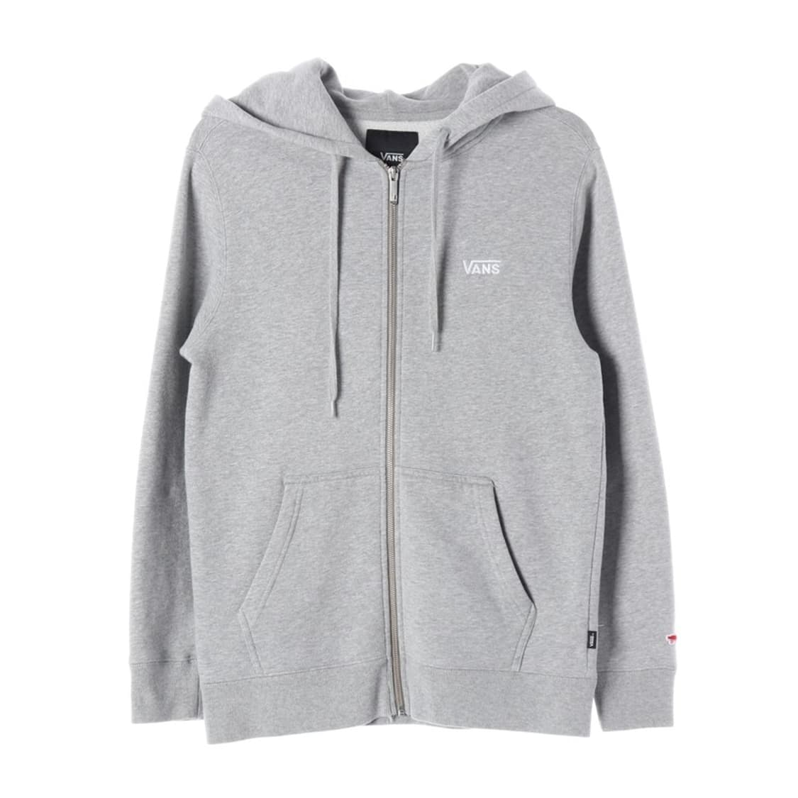 VANS 클래식 화이트 자수 로고 후드 집업 그레이 M 상품이미지1