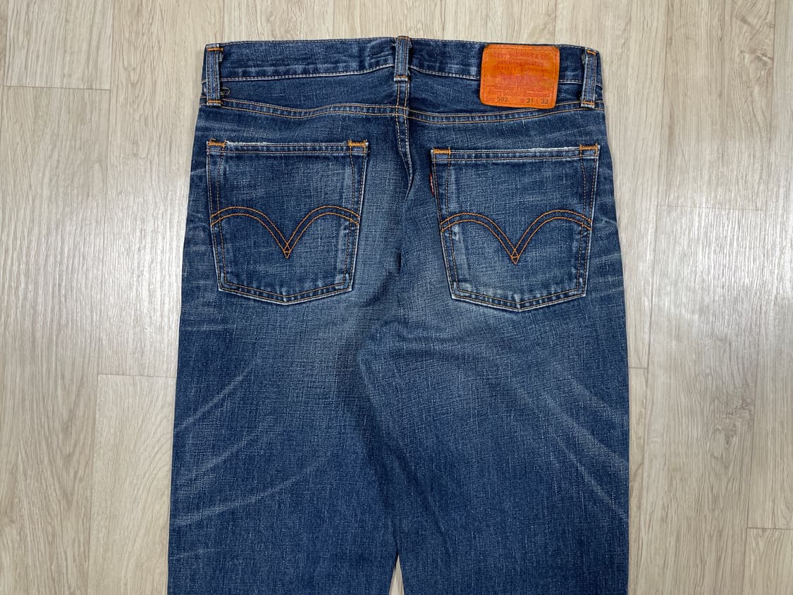 30) 00's 리바이스 재팬 클래식 502 하드워싱 데님팬츠(일본제) 상품이미지8