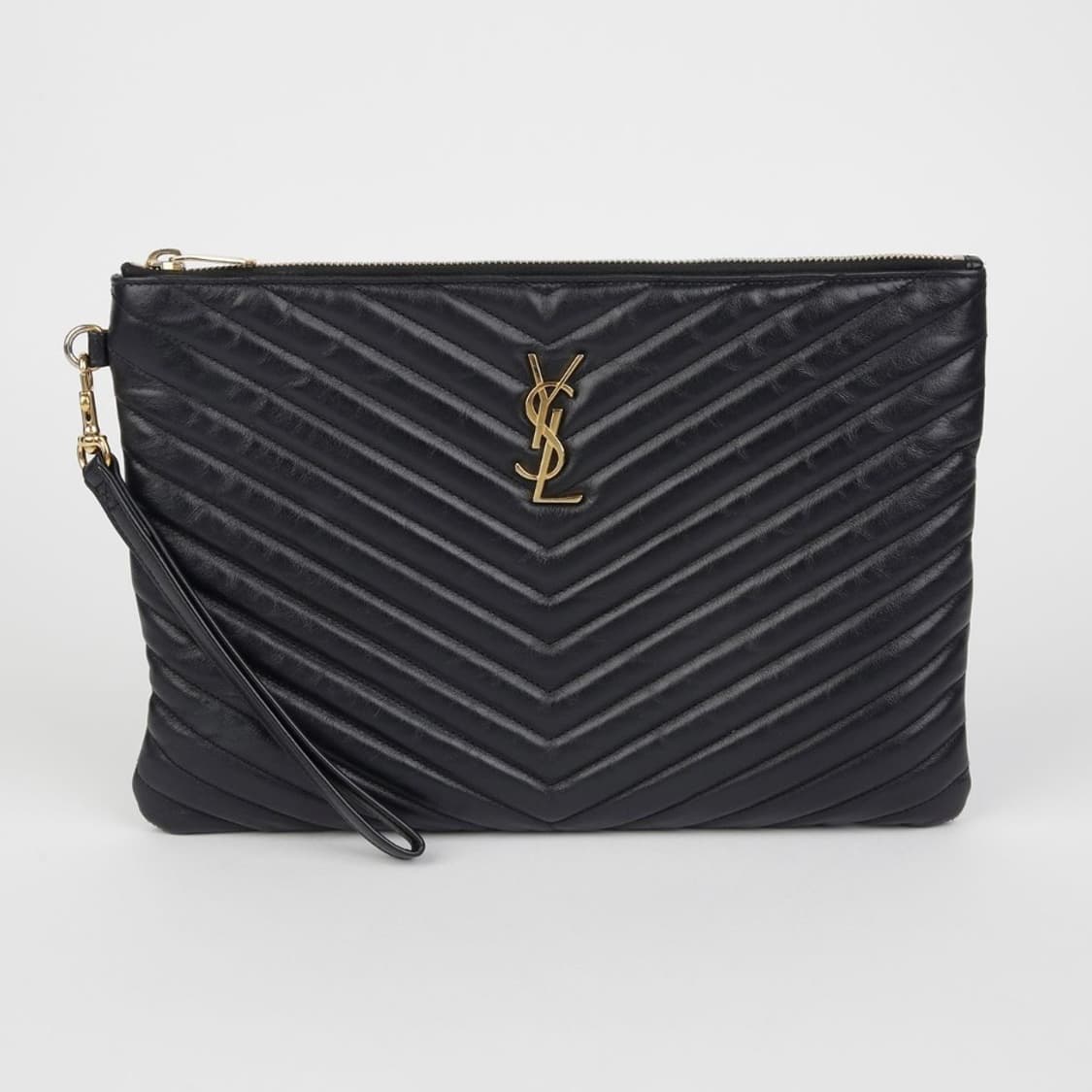 생로랑 모노그램 태블릿 클러치 파우치 금장 상품이미지1