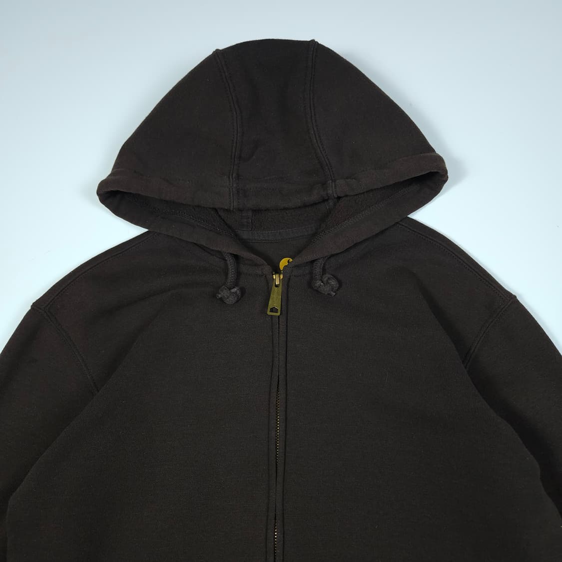 칼하트 후드집업 다크브라운 상품이미지2