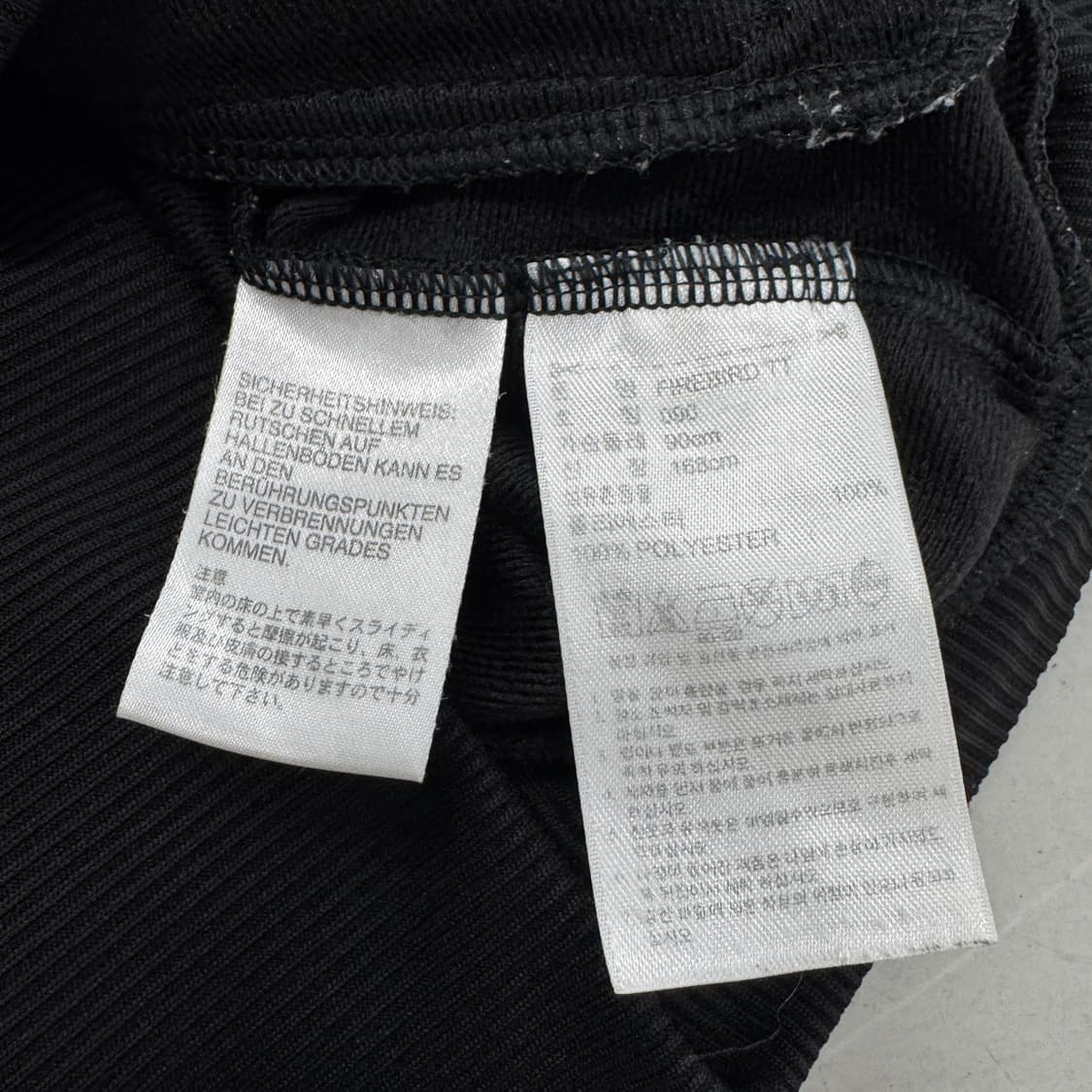 아디다스 빅로고 파이어버드 트랙탑 져지 블랙 상품이미지6