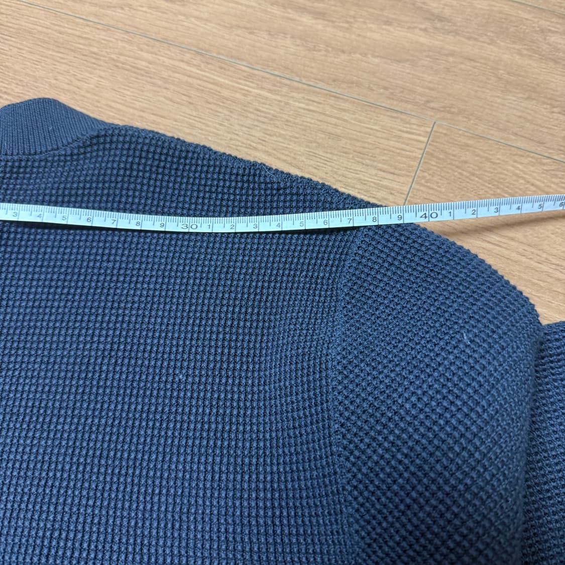 COS 와플 면티 네이비 S사이즈 상품이미지7