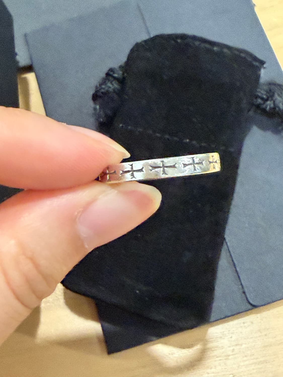 크롬하츠 퍽유링 3mm US4.5 상품이미지3