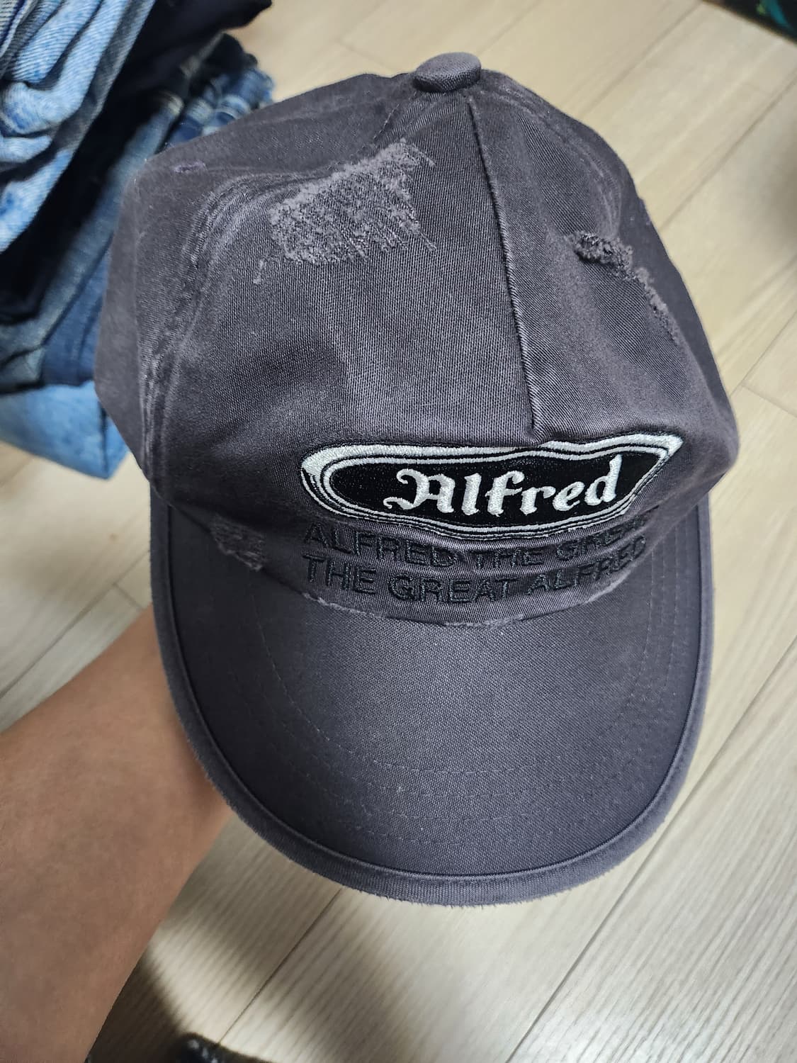 헤리티지플로스 알프레드 볼캡 모자 차콜 상품이미지1