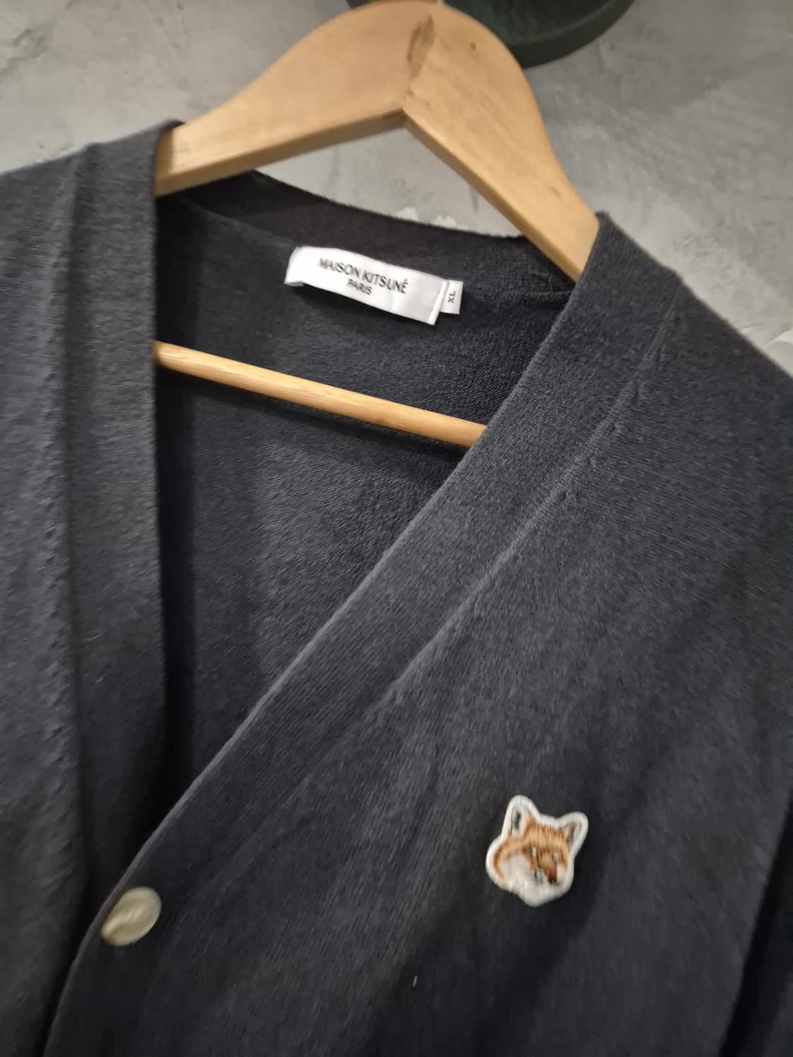 메종키츠네 가디건 XL 
100% 울 상품이미지2